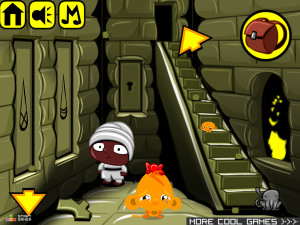 Игра Счастливая Обезьянка 406: Стихия Духа (Monkey GO Happy Stage 406: Spirit Release) — играть онлайн бесплатно (изображение №6)