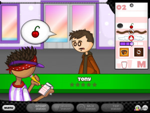 Игра Папа Луи: Мороженое (Papa's Freezeria) — играть онлайн бесплатно (изображение №2)