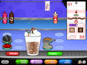 Игра Папа Луи: Мороженое (Papa's Freezeria) — играть онлайн бесплатно (изображение №4)