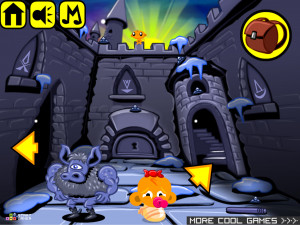 Игра Счастливая Обезьянка 412: Дочь Короля — Глава 2 (Monkey GO Happy Stage 412: The King's Daughter — Chapter 2) — играть онлайн бесплатно (изображение №2)