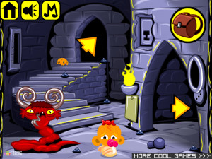 Игра Счастливая Обезьянка 412: Дочь Короля — Глава 2 (Monkey GO Happy Stage 412: The King's Daughter — Chapter 2) — играть онлайн бесплатно (изображение №3)