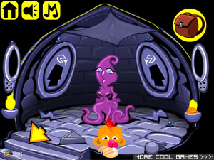 Игра Счастливая Обезьянка 412: Дочь Короля — Глава 2 (Monkey GO Happy Stage 412: The King's Daughter — Chapter 2) — играть онлайн бесплатно (изображение №5)