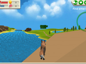 Игра Симулятор Лисы 3D (Fox Simulator 3D) — играть онлайн бесплатно (изображение №2)