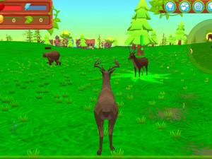 Игра Симулятор Оленя  (Deer Simulator) — играть онлайн бесплатно (изображение №2)