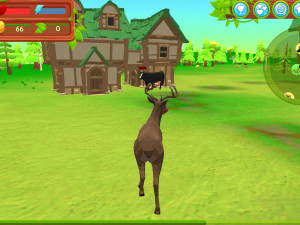 Игра Симулятор Оленя  (Deer Simulator) — играть онлайн бесплатно (изображение №4)