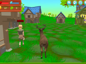 Игра Симулятор Оленя  (Deer Simulator) — играть онлайн бесплатно (изображение №5)