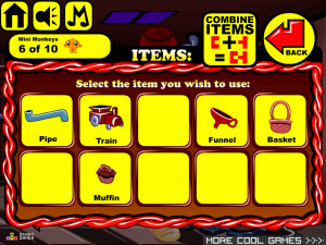 Игра Счастливая Обезьянка 415: Машина Руба Голдберга (Monkey GO Happy Stage 415: Rube Goldberg Machine Theme) — играть онлайн бесплатно (изображение №4)