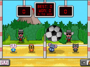 Игра Пиксельный Залп (Pixel Volley) — играть онлайн бесплатно (изображение №2)