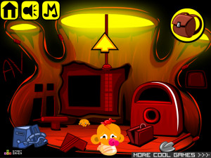 Игра Счастливая Обезьянка 422: Посылка — Глава 3 (Monkey GO Happy Stage 422: The Package — Chapter 3) — играть онлайн бесплатно (изображение №5)