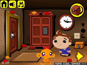 Игра Счастливая Обезьянка 425: Нет Больше Обезьян, Прыгающих На Кровати (Monkey GO Happy Stage 425: No More Monkeys Jumping On The Bed) — играть онлайн бесплатно (изображение №2)