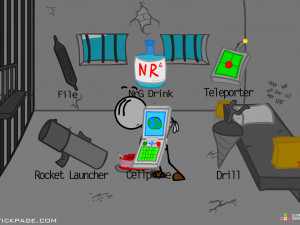 Игра Побег из Тюрьмы: Генри Стикмен (Escaping the Prison: Henry Stickmin) — играть онлайн бесплатно (изображение №2)