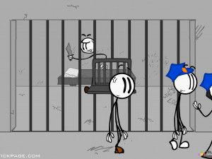 Игра Побег из Тюрьмы: Генри Стикмен (Escaping the Prison: Henry Stickmin) — играть онлайн бесплатно (изображение №3)