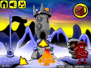 Игра Счастливая Обезьянка 426: Жар-Птица (Monkey GO Happy Stage 426: Fire Bird) — играть онлайн бесплатно (изображение №5)