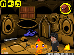 Игра Счастливая Обезьянка 428: Пять Артефактов — Глава 1 (Monkey GO Happy Stage 428: The Five Artifacts — Chapter 1) — играть онлайн бесплатно (изображение №5)