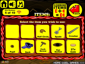 Игра Счастливая Обезьянка 428: Пять Артефактов — Глава 1 (Monkey GO Happy Stage 428: The Five Artifacts — Chapter 1) — играть онлайн бесплатно (изображение №7)