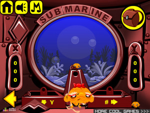 Игра Счастливая Обезьянка 429: Атлантида — Затерянный Подводный Город (Monkey GO Happy Stage 429: Atlantis — The hidden Water City Theme) — играть онлайн бесплатно (изображение №2)