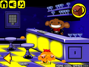 Игра Счастливая Обезьянка 431: Диско Обезьяна — Вакцина от Covid 19 (Monkey GO Happy Stage 431: Disco Monkeys — Covid 19 Vaccine Theme) — играть онлайн бесплатно (изображение №3)