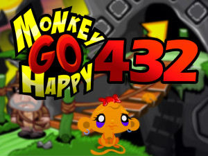 Игра Счастливая Обезьянка 432: Пять Артефактов — Глава 3 (Monkey GO Happy Stage 432: The Five Artifacts — Chapter 3) — играть онлайн бесплатно (изображение №1)