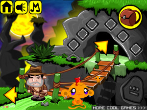 Игра Счастливая Обезьянка 432: Пять Артефактов — Глава 3 (Monkey GO Happy Stage 432: The Five Artifacts — Chapter 3) — играть онлайн бесплатно (изображение №2)