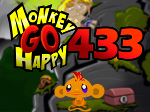 Игра Счастливая Обезьянка 433: Скалолазание в Орлиное Гнездо, Облака, Радуги и Горные вершины (Monkey GO Happy Stage 433: Rock Climbing into Eagles Nest, Clouds, Rainbows and Mountaintops Theme) — играть онлайн бесплатно (изображение №1)