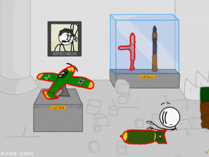 Игра Кража Алмаза: Генри Стикмен (Stealing the Diamond: Henry Stickmin) — играть онлайн бесплатно (изображение №3)