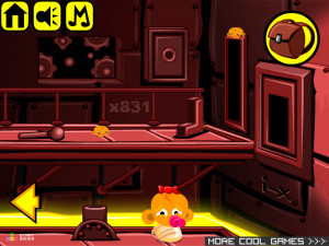 Игра Счастливая Обезьянка 435: Терминатор (Monkey GO Happy Stage 435: Animatronics / Termination Theme) — играть онлайн бесплатно (изображение №3)