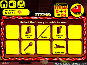 Игра Счастливая Обезьянка 435: Терминатор (Monkey GO Happy Stage 435: Animatronics / Termination Theme) — играть онлайн бесплатно (изображение №4)