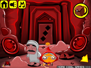 Игра Счастливая Обезьянка 436: Пять Артефактов — Глава 5 (Monkey GO Happy Stage 436: The Five Artifacts — Chapter 5) — играть онлайн бесплатно (изображение №2)