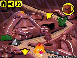 Игра Счастливая Обезьянка 438: Пять Артефактов — Глава 6 (Monkey GO Happy Stage 438: The Five Artifacts — Chapter 6) — играть онлайн бесплатно (изображение №3)