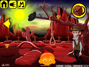 Игра Счастливая Обезьянка 439: Хороший, плохой, злой / Вестерн (Monkey GO Happy Stage 439: The decent The Mean and the Unattractive / Western Theme) — играть онлайн бесплатно (изображение №2)