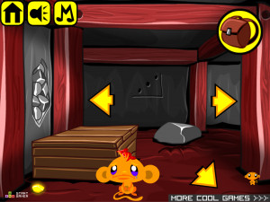 Игра Счастливая Обезьянка 441: Золотой Рудник / Лабиринт (Monkey GO Happy Stage 441: Gold Mine / Maze Theme) — играть онлайн бесплатно (изображение №3)