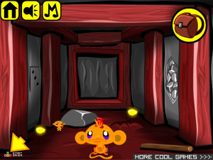 Игра Счастливая Обезьянка 441: Золотой Рудник / Лабиринт (Monkey GO Happy Stage 441: Gold Mine / Maze Theme) — играть онлайн бесплатно (изображение №4)