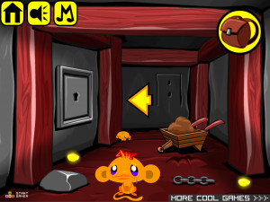 Игра Счастливая Обезьянка 441: Золотой Рудник / Лабиринт (Monkey GO Happy Stage 441: Gold Mine / Maze Theme) — играть онлайн бесплатно (изображение №6)