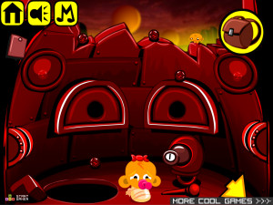 Игра Счастливая Обезьянка 442: Аванпост (Monkey GO Happy Stage 442: OUTPOST) — играть онлайн бесплатно (изображение №4)