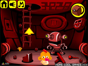 Игра Счастливая Обезьянка 442: Аванпост (Monkey GO Happy Stage 442: OUTPOST) — играть онлайн бесплатно (изображение №6)