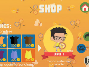 Игра Звезды Бадминтона (Badminton Stars) — играть онлайн бесплатно (изображение №3)