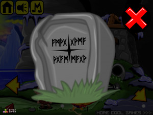 Игра Счастливая Обезьянка 444: Ледяной Король Викингов — Глава 1 (Monkey GO Happy Stage 444: The Viking Ice King — Chapter 1) — играть онлайн бесплатно (изображение №4)