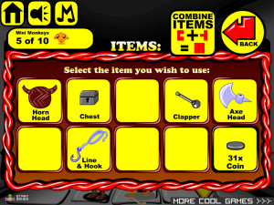 Игра Счастливая Обезьянка 444: Ледяной Король Викингов — Глава 1 (Monkey GO Happy Stage 444: The Viking Ice King — Chapter 1) — играть онлайн бесплатно (изображение №8)