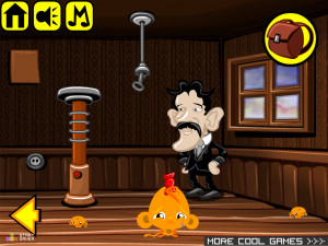 Игра Счастливая Обезьянка 445: Никола Тесла и Его Электрическое Изобретение (Monkey GO Happy Stage 445: Nikola Tesla and his electric invention Theme) — играть онлайн бесплатно (изображение №2)