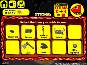 Игра Счастливая Обезьянка 446: Ледяной Король Викингов — Глава 2 (Monkey GO Happy Stage 446: The Viking Ice King — Chapter 2) — играть онлайн бесплатно (изображение №8)