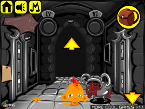 Игра Счастливая Обезьянка 448: Ледяной Король Викингов — Глава 3 (Monkey GO Happy Stage 448: The Viking Ice King — Chapter 3) — играть онлайн бесплатно (изображение №3)