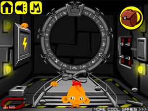 Игра Счастливая Обезьянка 449: Портал в Другие Миры (Monkey GO Happy Stage 449: Other World Portals Theme) — играть онлайн бесплатно (изображение №2)