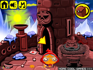 Игра Счастливая Обезьянка 450: Ледяной Король Викингов — Глава 4 (Monkey GO Happy Stage 450: The Viking Ice King — Chapter 4) — играть онлайн бесплатно (изображение №4)