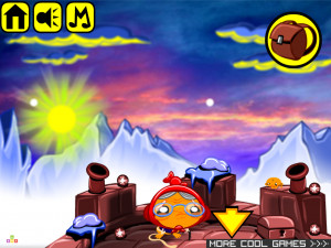 Игра Счастливая Обезьянка 450: Ледяной Король Викингов — Глава 4 (Monkey GO Happy Stage 450: The Viking Ice King — Chapter 4) — играть онлайн бесплатно (изображение №8)