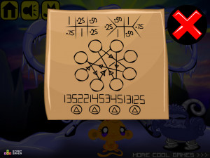 Игра Счастливая Обезьянка 452: Ледяной Король Викингов — Глава 5 (Monkey GO Happy Stage 452: The Viking Ice King — Chapter 5) — играть онлайн бесплатно (изображение №3)