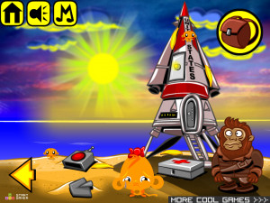 Игра Счастливая Обезьянка 453: Планета Обезьян (Monkey GO Happy Stage 453: Planet of the Monkeys) — играть онлайн бесплатно (изображение №3)