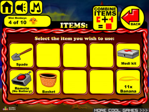 Игра Счастливая Обезьянка 453: Планета Обезьян (Monkey GO Happy Stage 453: Planet of the Monkeys) — играть онлайн бесплатно (изображение №4)