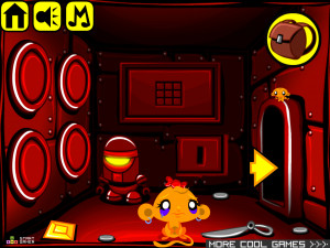 Игра Счастливая Обезьянка 454: Портал (Monkey GO Happy Stage 454: The Portal) — играть онлайн бесплатно (изображение №5)