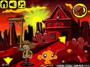 Игра Счастливая Обезьянка 456: Три Идола — Часть 1 (Monkey GO Happy Stage 456: The Three Idols — Chapter 1) — играть онлайн бесплатно (изображение №4)