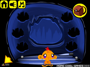 Игра Счастливая Обезьянка 456: Три Идола — Часть 1 (Monkey GO Happy Stage 456: The Three Idols — Chapter 1) — играть онлайн бесплатно (изображение №9)